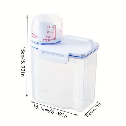Sealed food Bucket with Measuring Cup