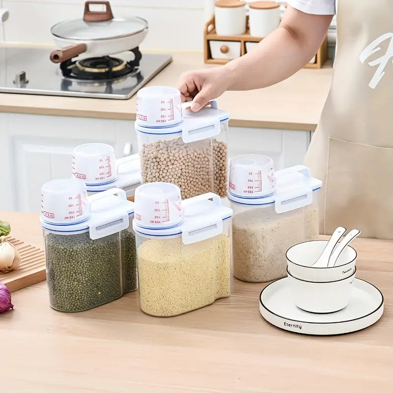 Sealed food Bucket with Measuring Cup