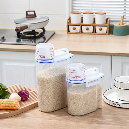 Sealed food Bucket with Measuring Cup